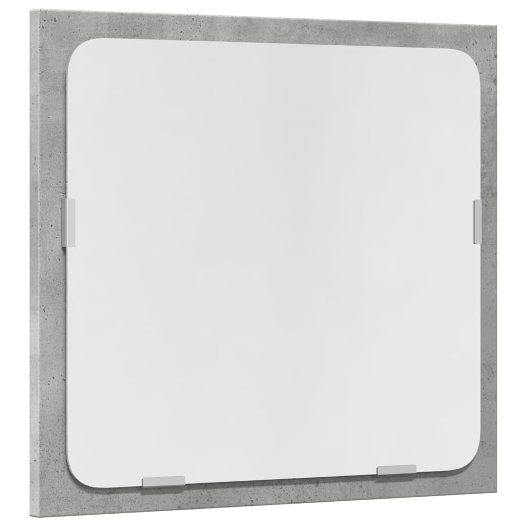 2 részes betonszürke szerelt fa fürdőszobai bútorszett