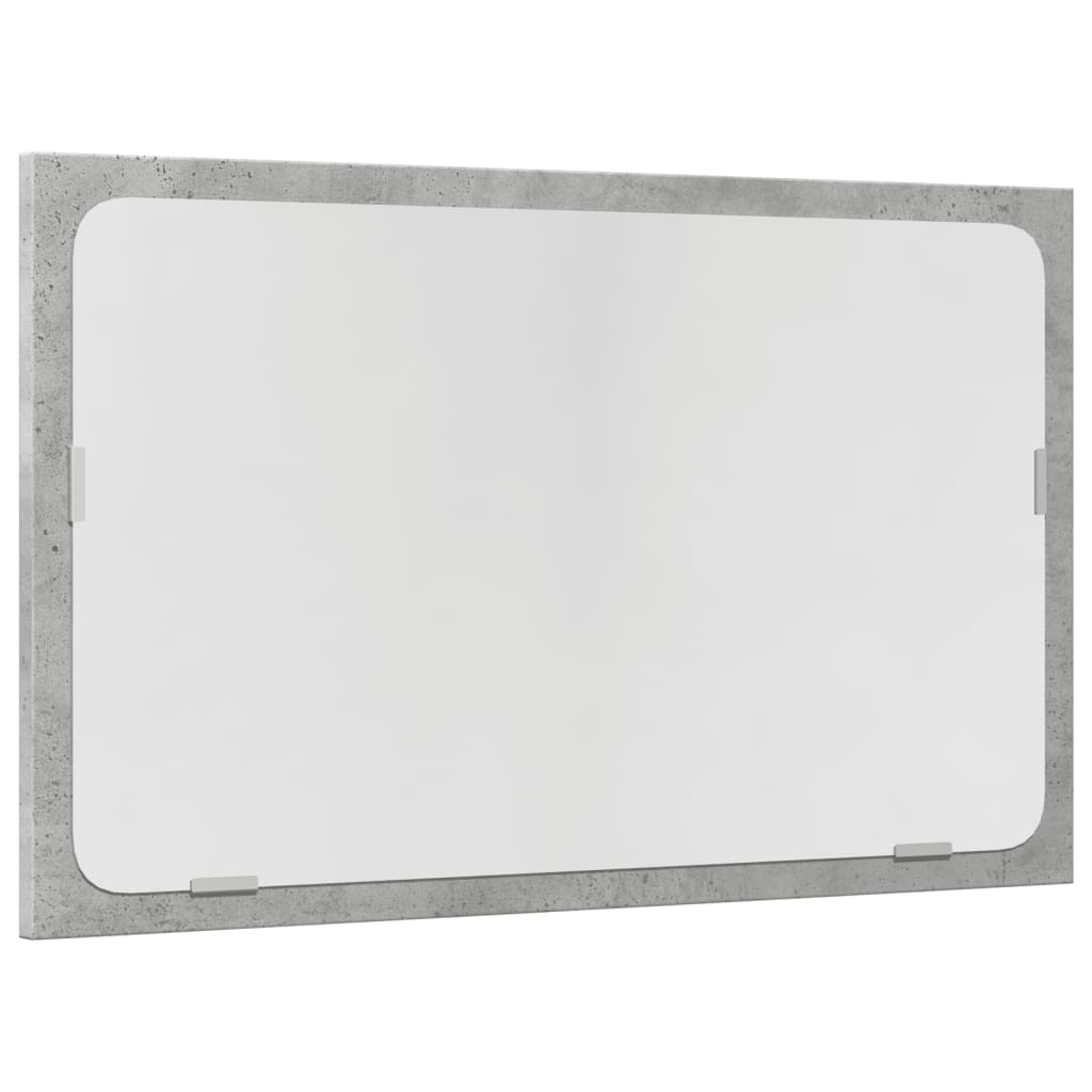 2 részes betonszürke szerelt fa fürdőszobai bútorszett