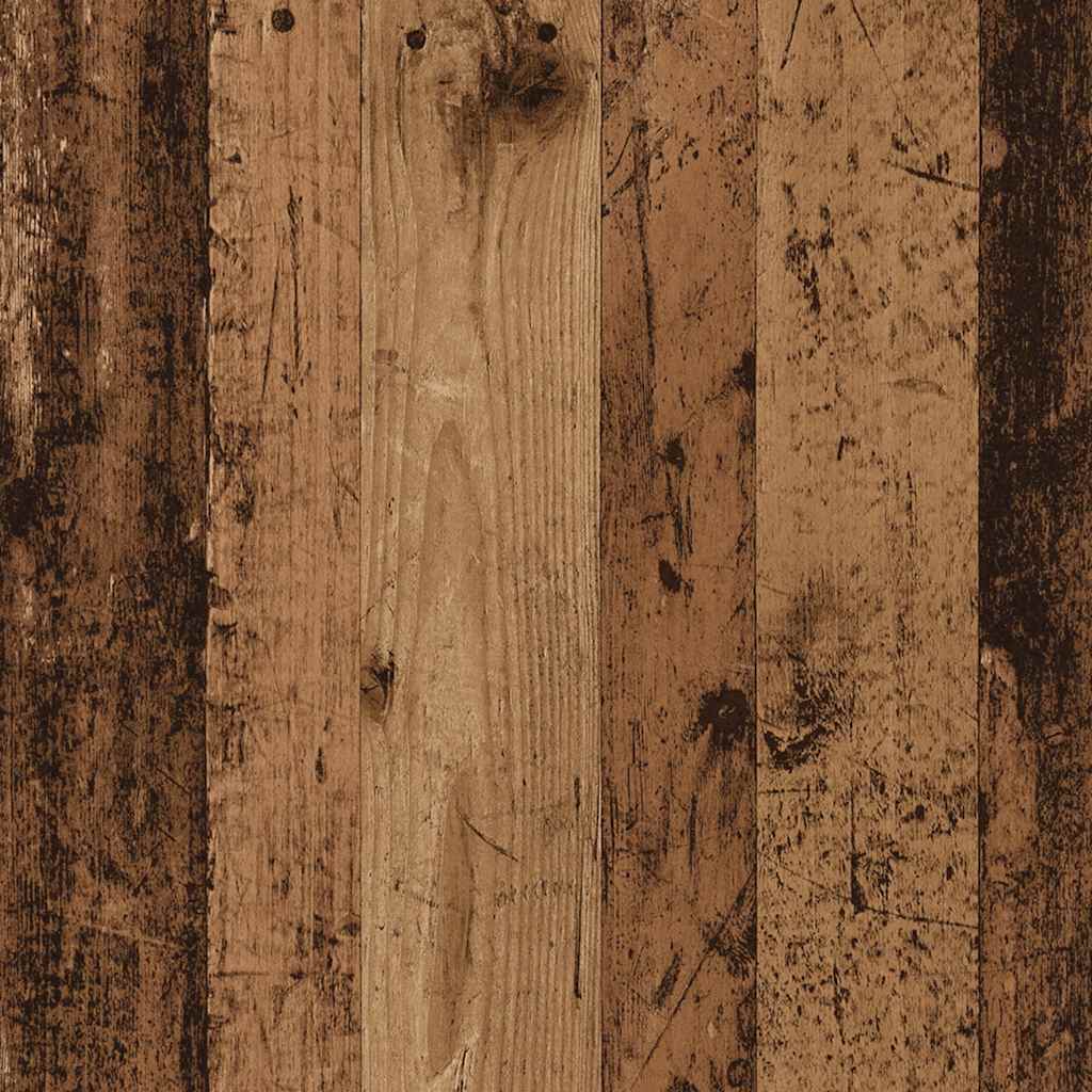 Antik fa színű szerelt fa íróasztal 100 x 49 x 75 cm