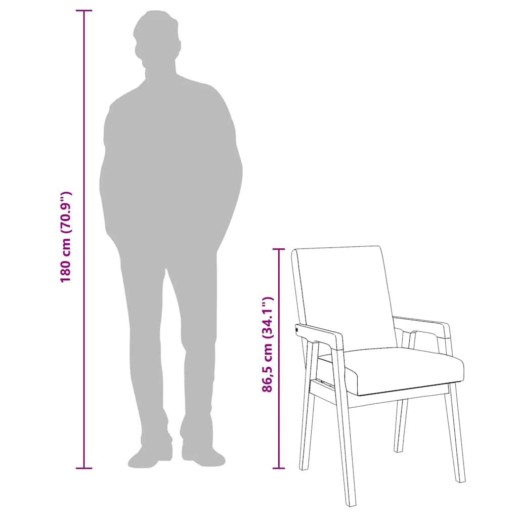 2 db barna tömörfa gumiból készült étkezőszékek párnákkal