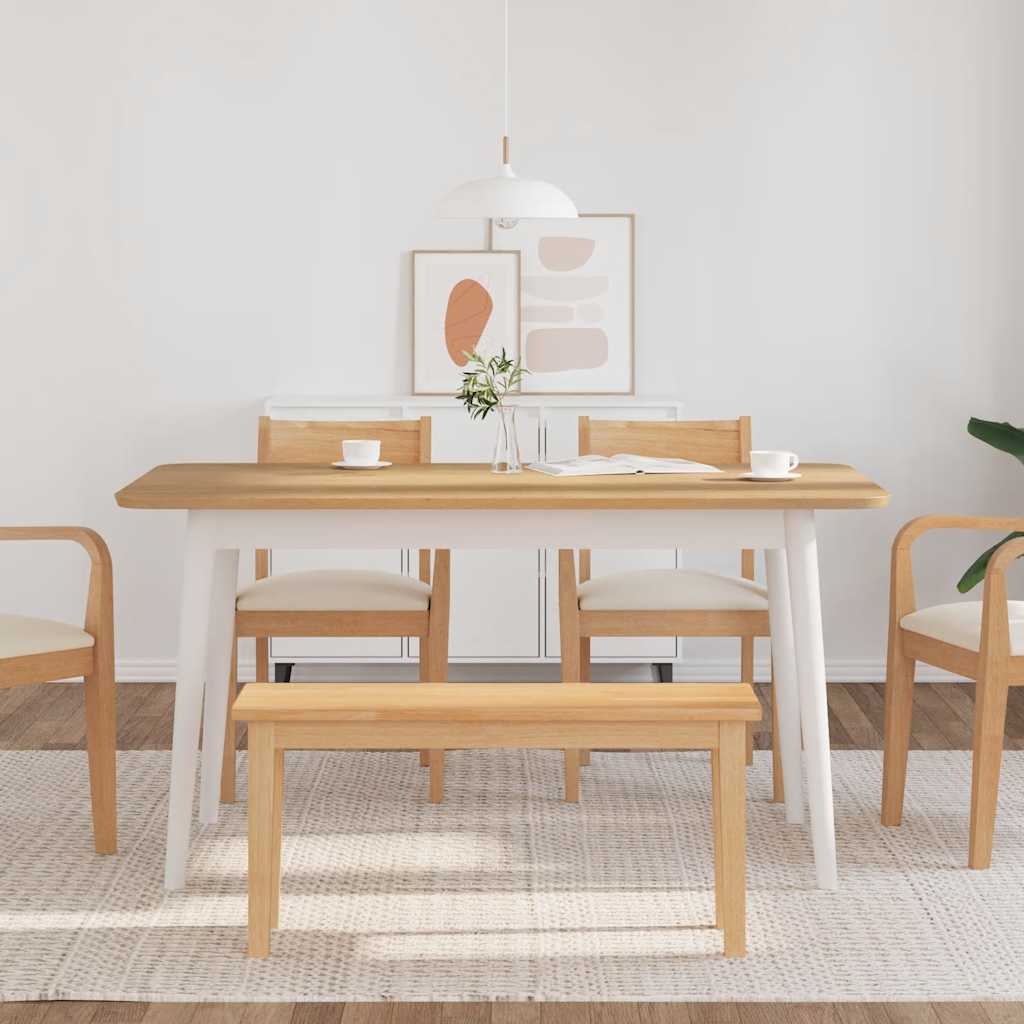 Tömörfa gumiból pad 90 cm