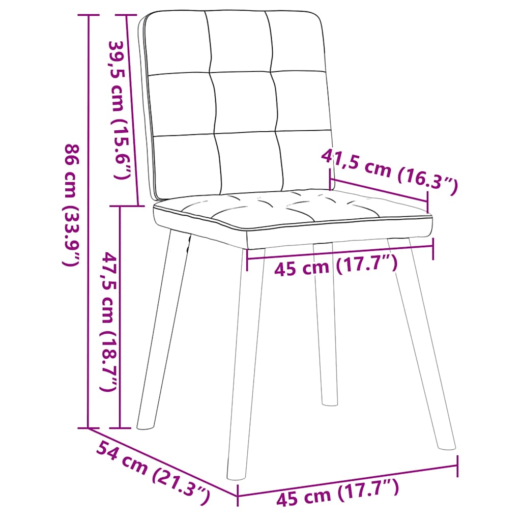 4 db kék szövet étkezőszék 4 db kék szövet étkezőszék