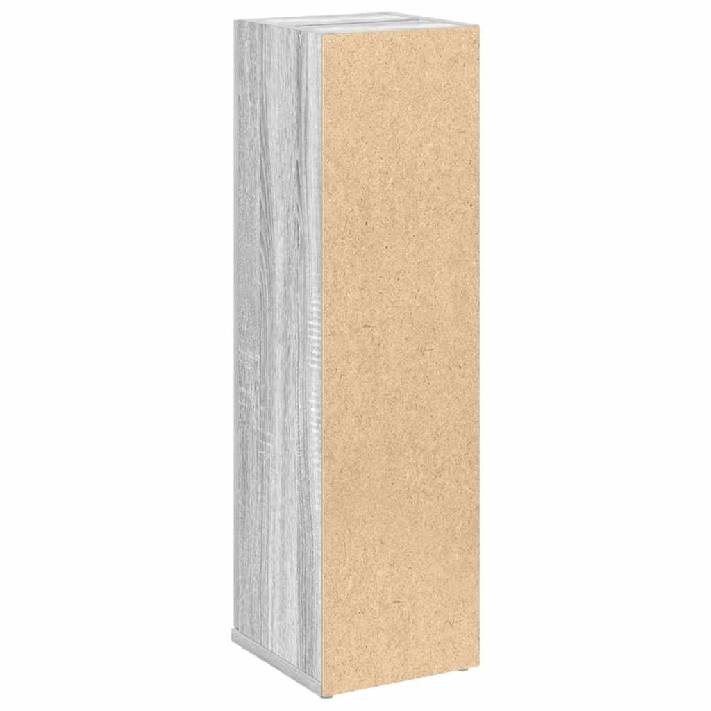 Szürke sonoma fürdőszobaszekrény tekercstartóval 20,5x22x72 cm