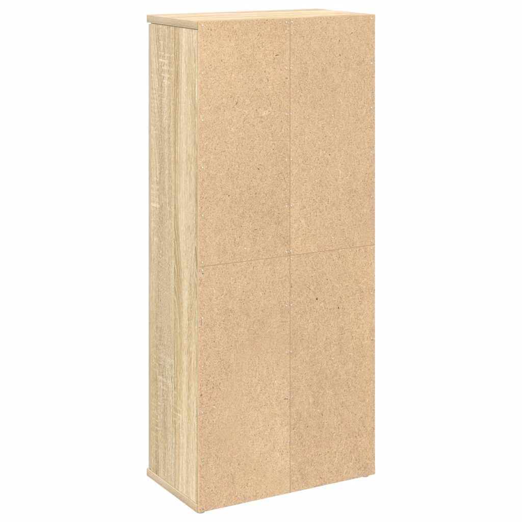 Sonoma tölgy fürdőszobaszekrény tekercstartóval 39x22x90 cm