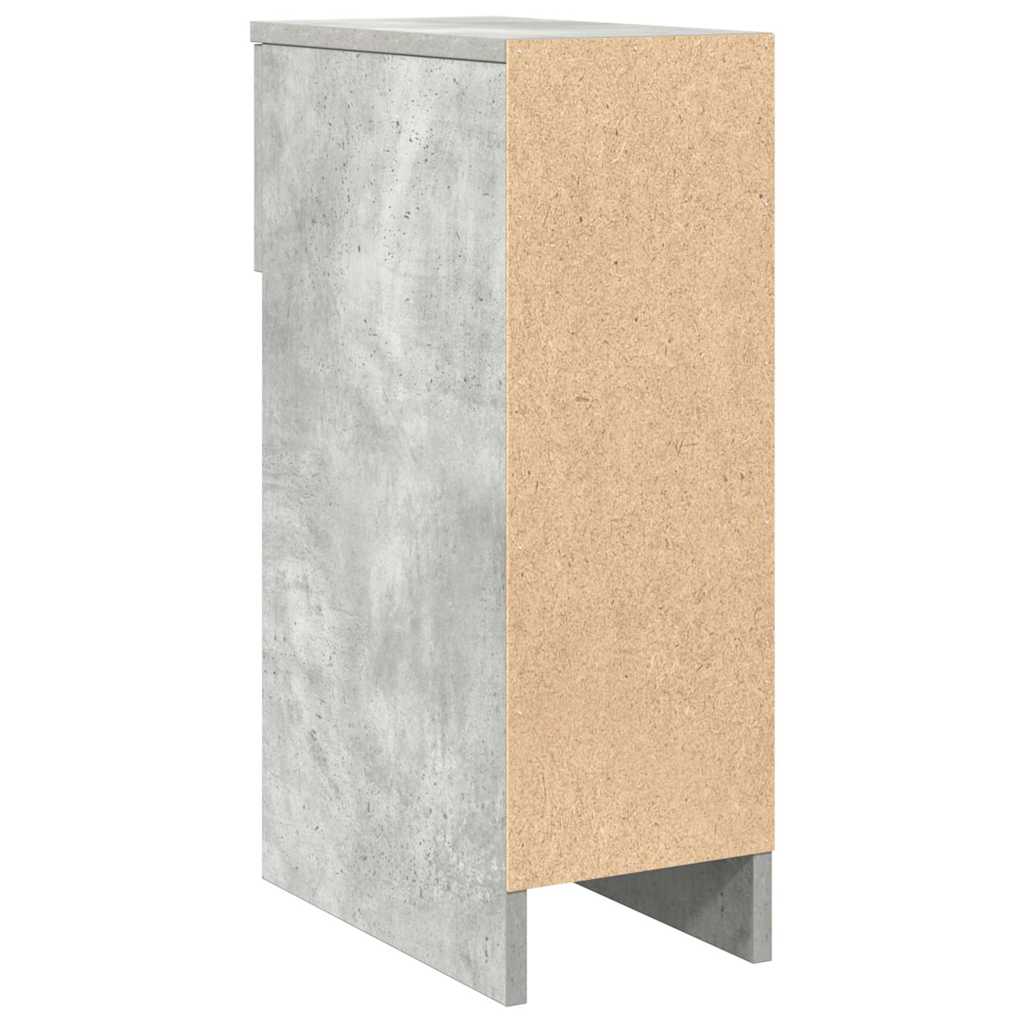2 db betonszürke éjjeliszekrény fiókkal 20 x 36 x 60 cm