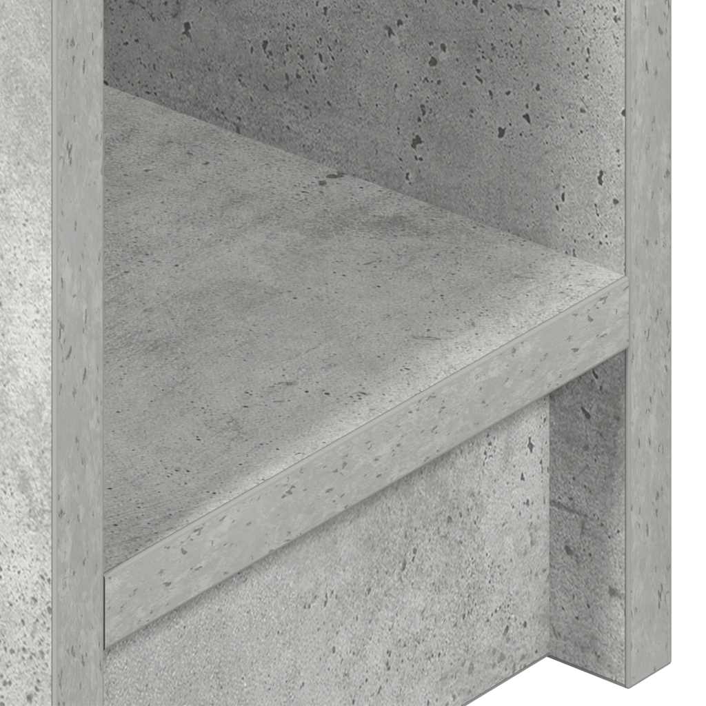 2 db betonszürke éjjeliszekrény fiókkal 20 x 36 x 60 cm