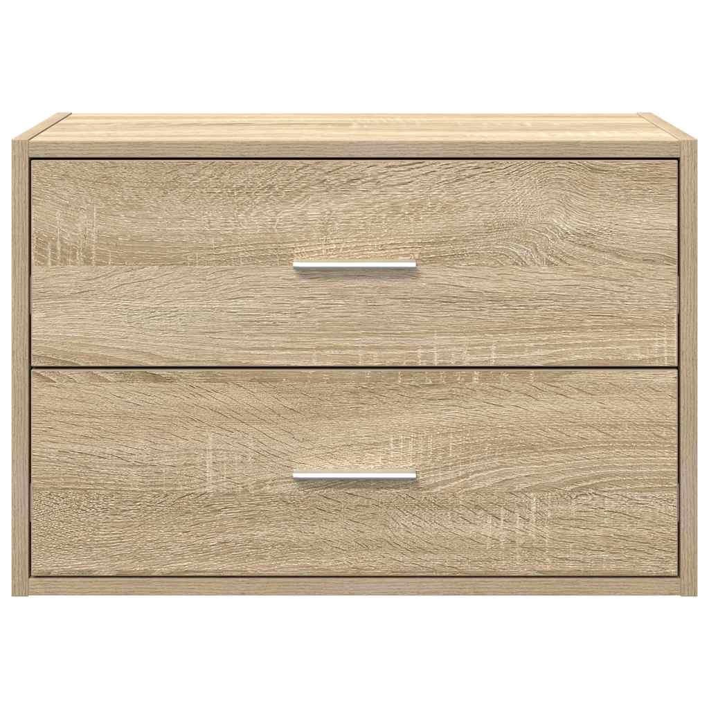 Szekrény 2 fiókkal sonoma tölgy 60x31x40 cm gépi forgácsolt fa Szekrény 2 fiókkal sonoma tölgy 60x31x40 cm gépi forgácsolt fa