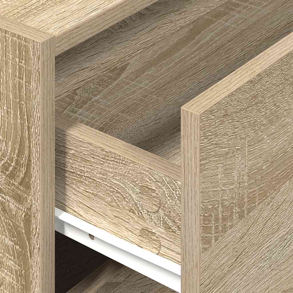 Szekrény 2 fiókkal sonoma tölgy 60x31x40 cm gépi forgácsolt fa Szekrény 2 fiókkal sonoma tölgy 60x31x40 cm gépi forgácsolt fa