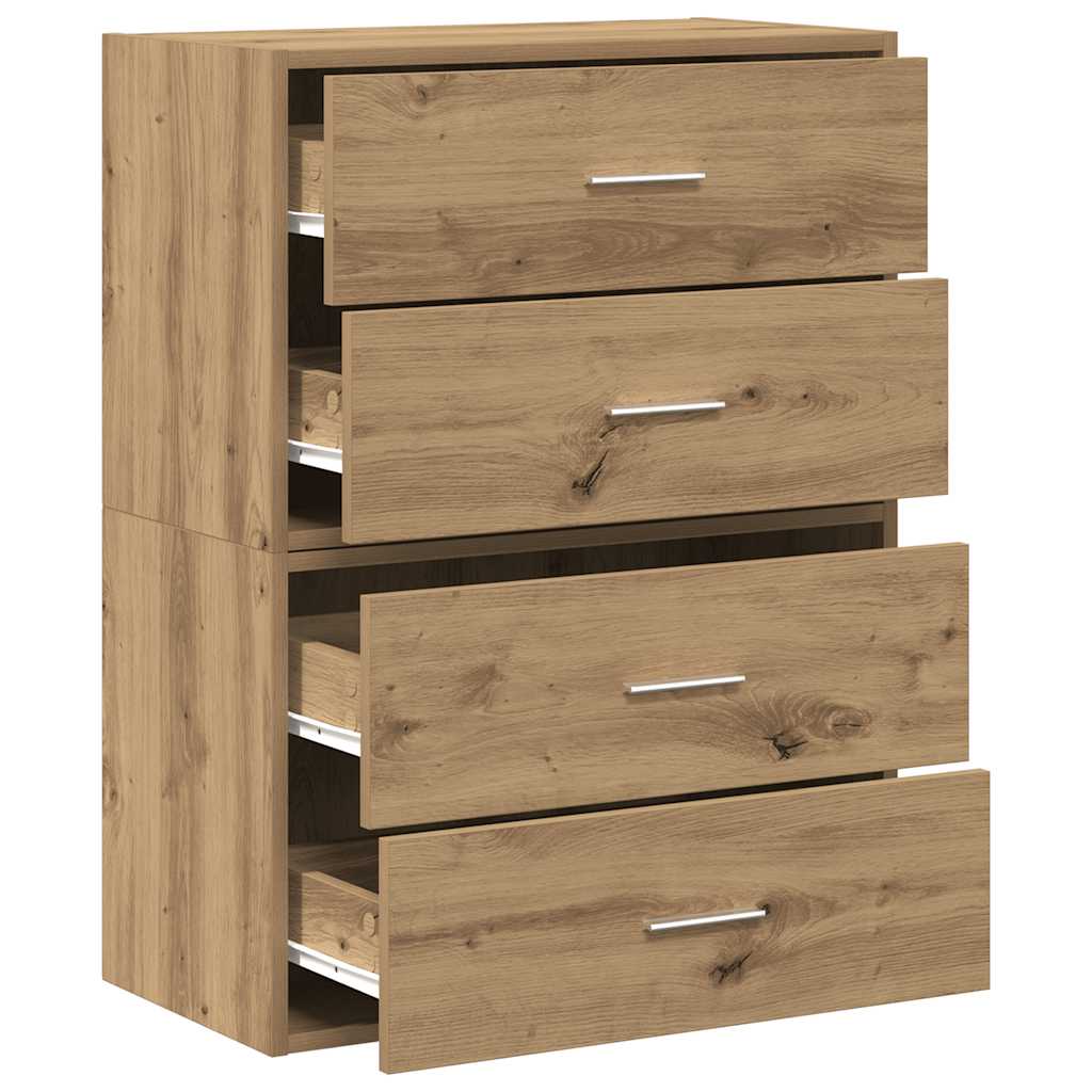 2 db kézműves tölgy szerelt fa szekrény 2 fiókkal 60x31x40 cm 2 db kézműves tölgy szerelt fa szekrény 2 fiókkal 60x31x40 cm