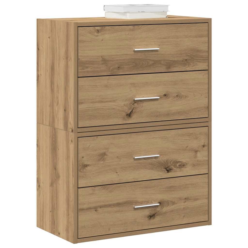 2 db kézműves tölgy szerelt fa szekrény 2 fiókkal 60x31x40 cm 2 db kézműves tölgy szerelt fa szekrény 2 fiókkal 60x31x40 cm