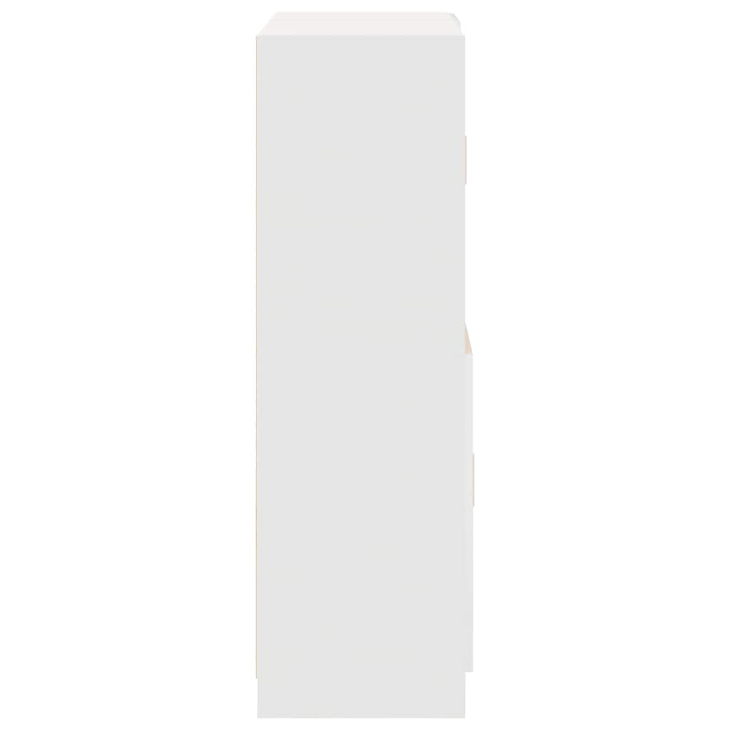 2 részes fehér szerelt fa konyhai szekrénygarnitúrák