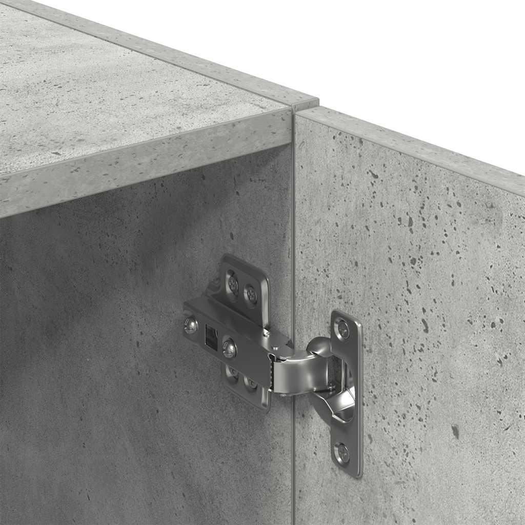 2 részes betonszürke szerelt fa konyhaszekrény garnitúra