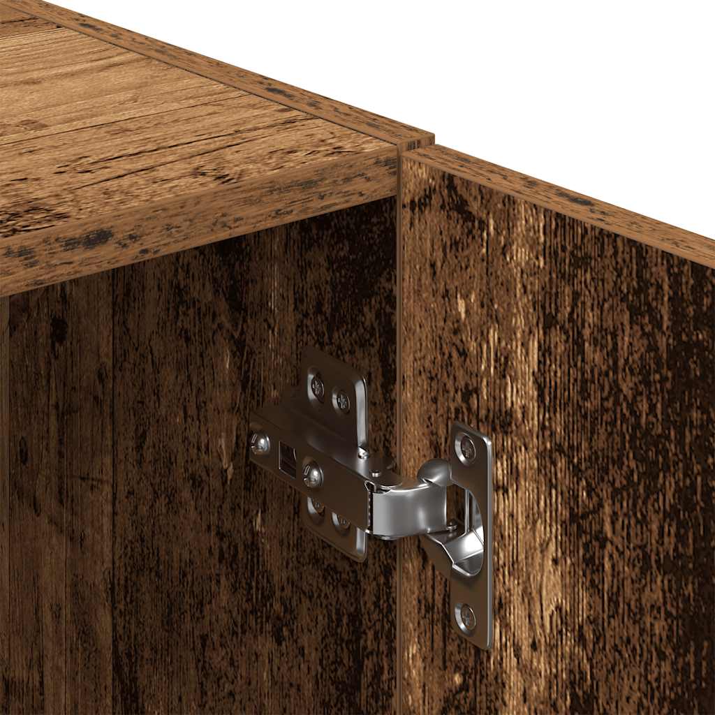 2 részes antik fa szerelt fa konyhaszekrény garnitúra