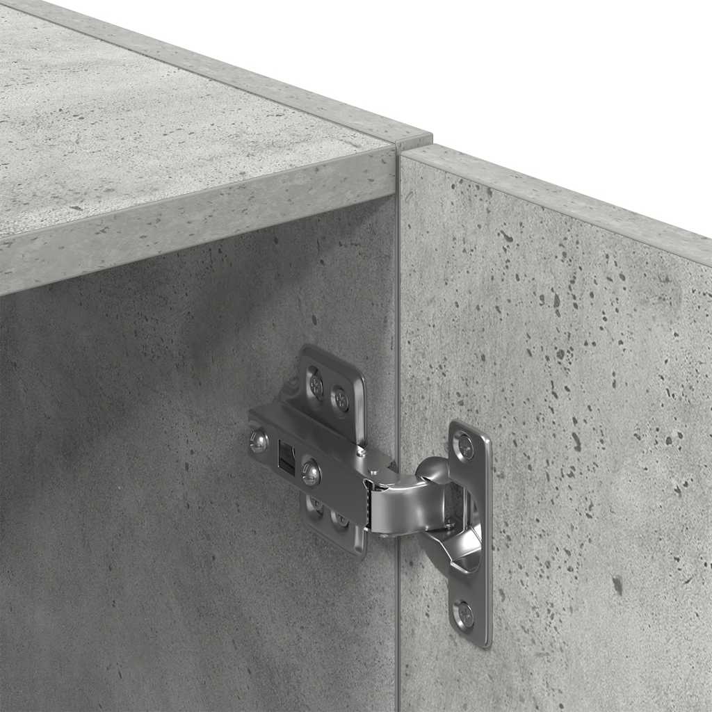 3 részes betonszürke szerelt fa konyhaszekrény garnitúra