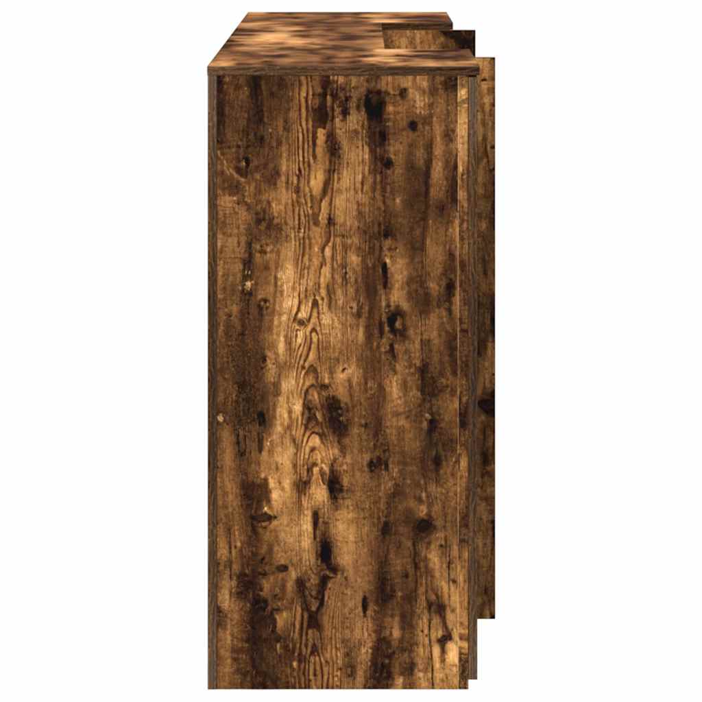 Recepciós pult füstös tölgy 200x50x103,5 cm szerelt fa