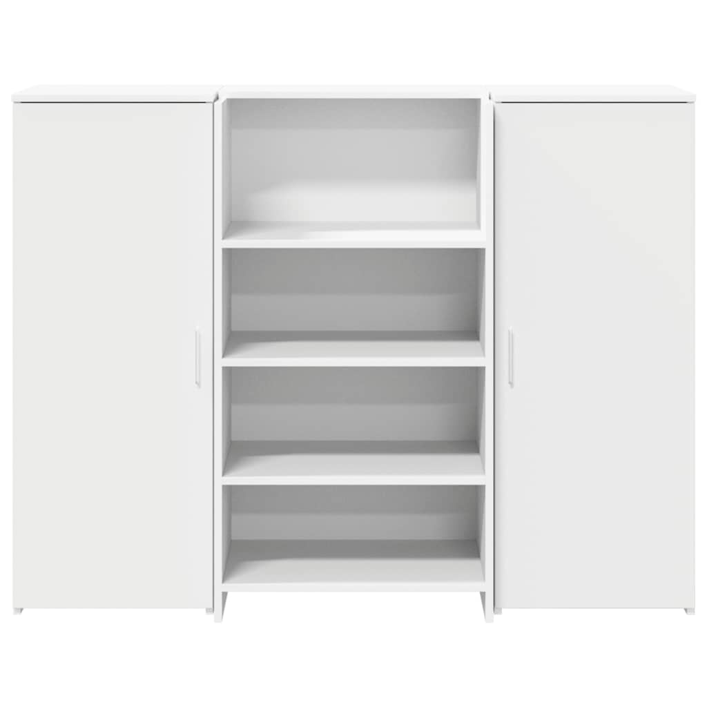 Recepciós pult fehér 135x50x103,5 cm szerelt fa
