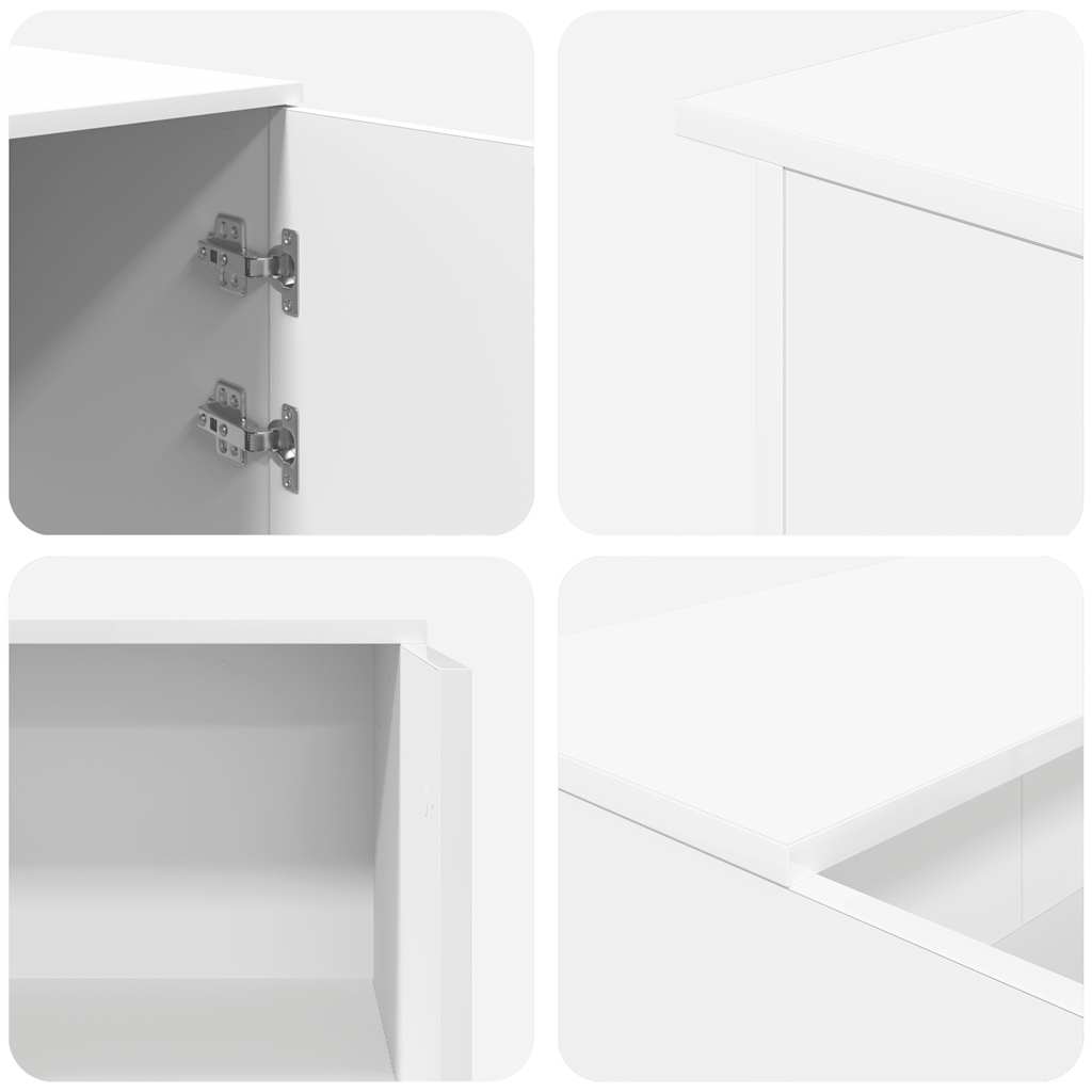 Recepciós pult fehér 155x50x103,5 cm szerelt fa