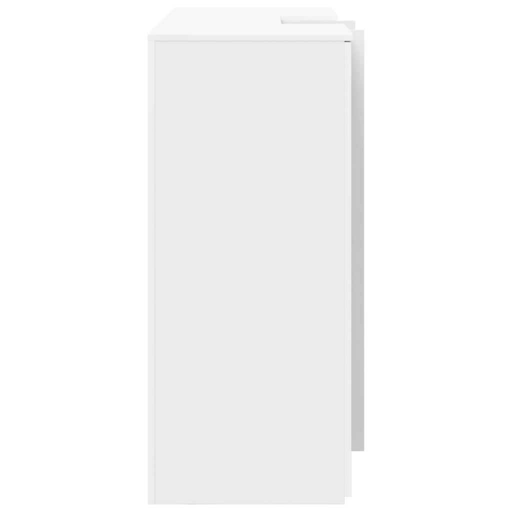 Recepciós pult fehér 155x50x103,5 cm szerelt fa