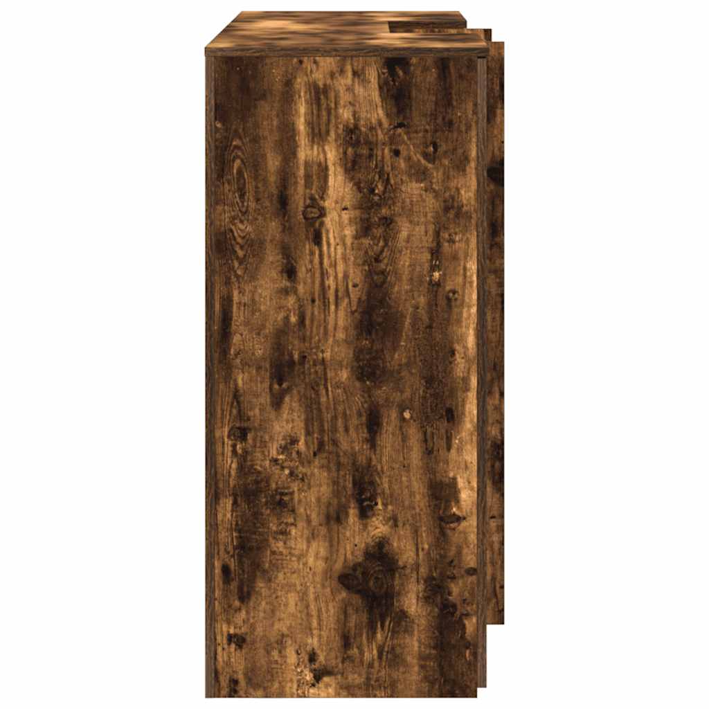 Recepciós pult füstös tölgy 155x50x103,5 cm szerelt fa