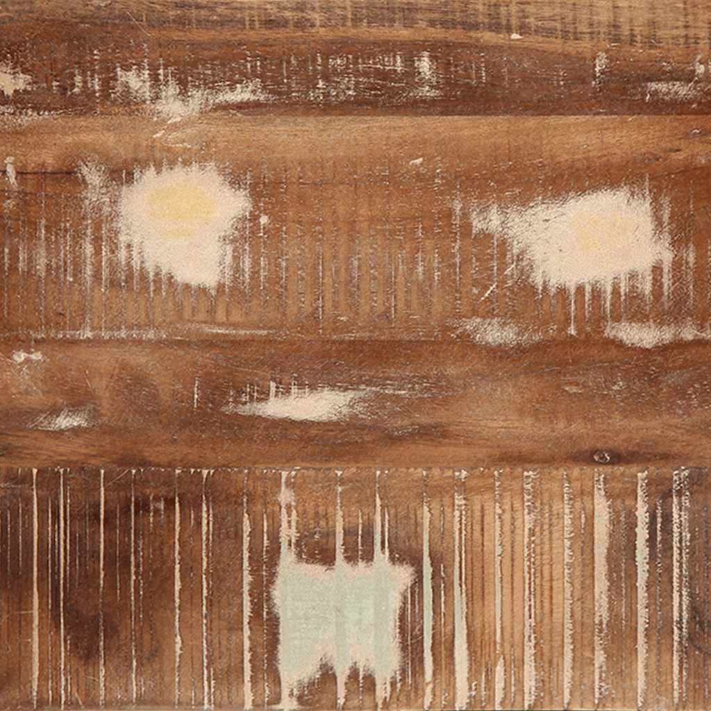 Tömör újrahasznosított fa éjjeliszekrény 37x32x50 cm