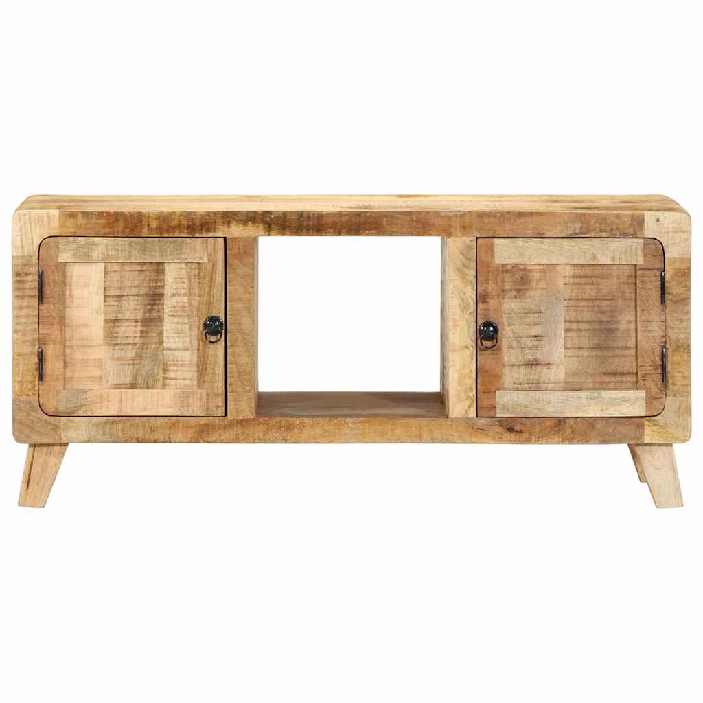 Tömör nyers mangófa tv-szekrény 105x46x32 cm