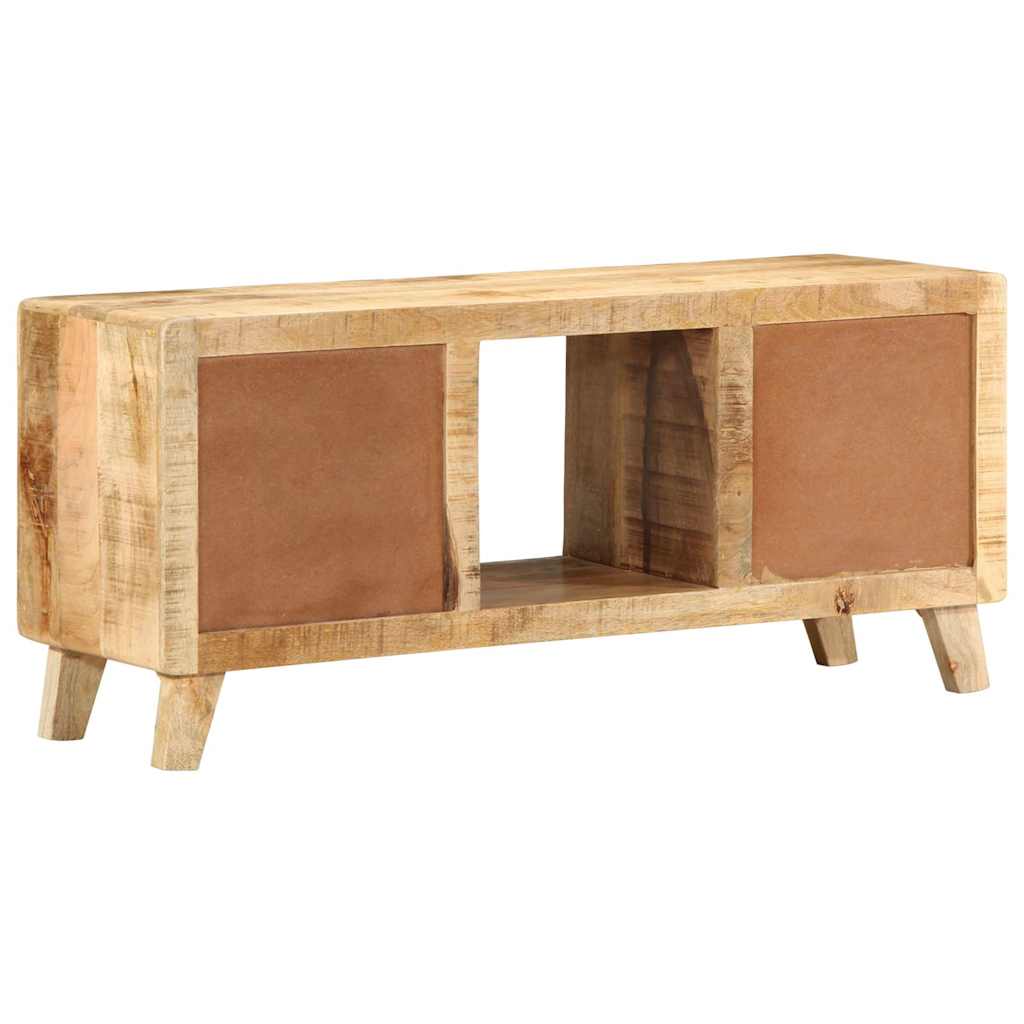 Tömör nyers mangófa tv-szekrény 105x46x32 cm