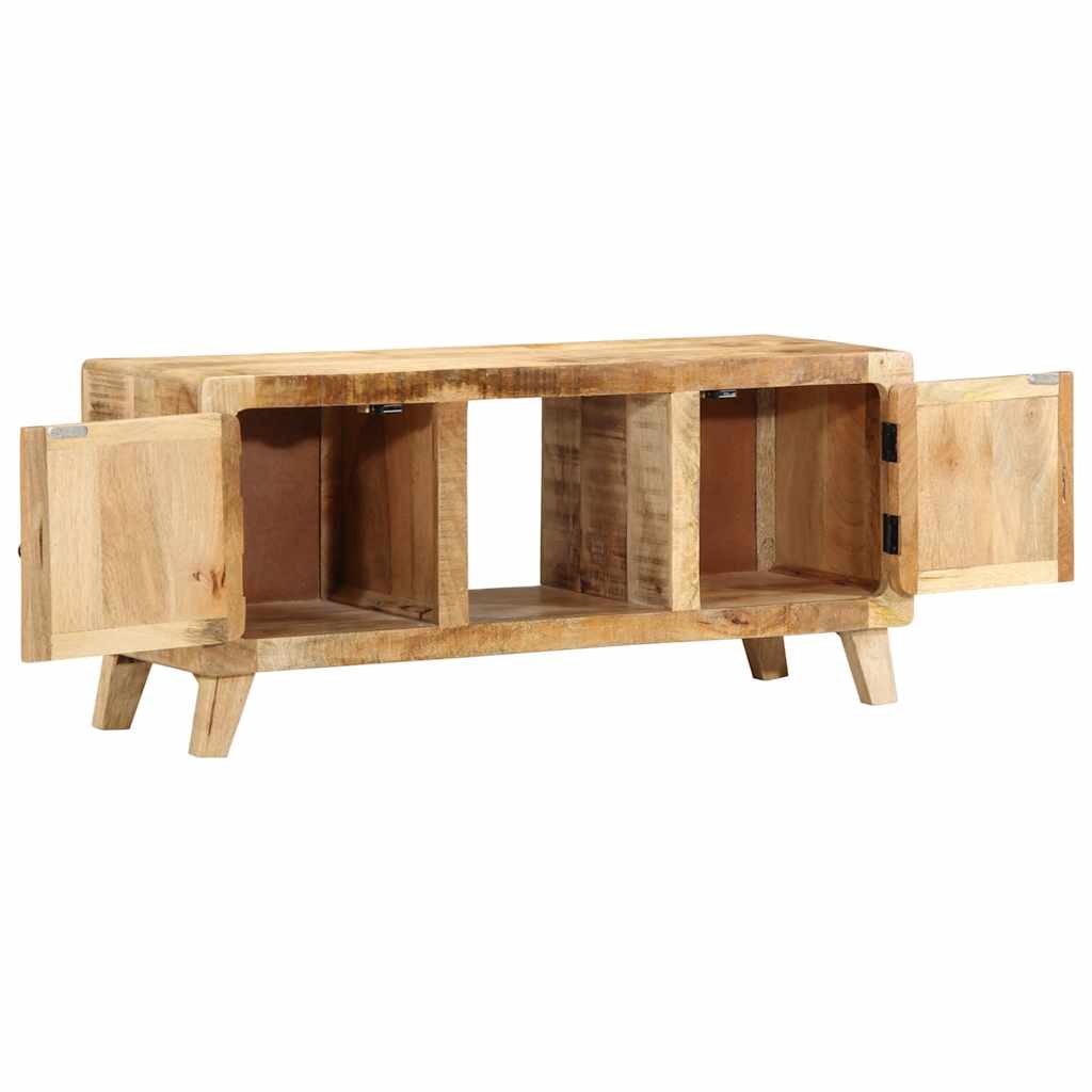 Tömör nyers mangófa tv-szekrény 105x46x32 cm