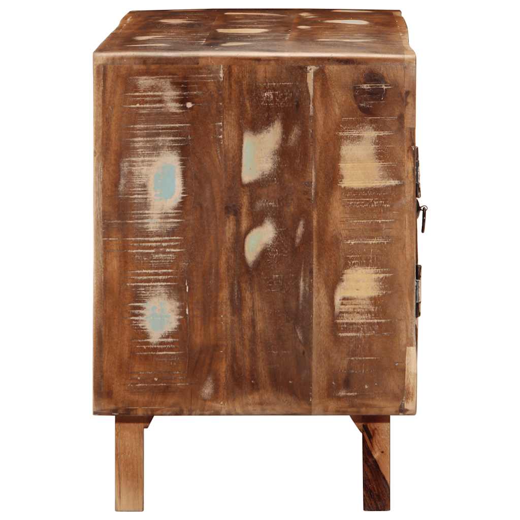 Tömör újrahasznosított fa tv-szekrény 105x46x32 cm