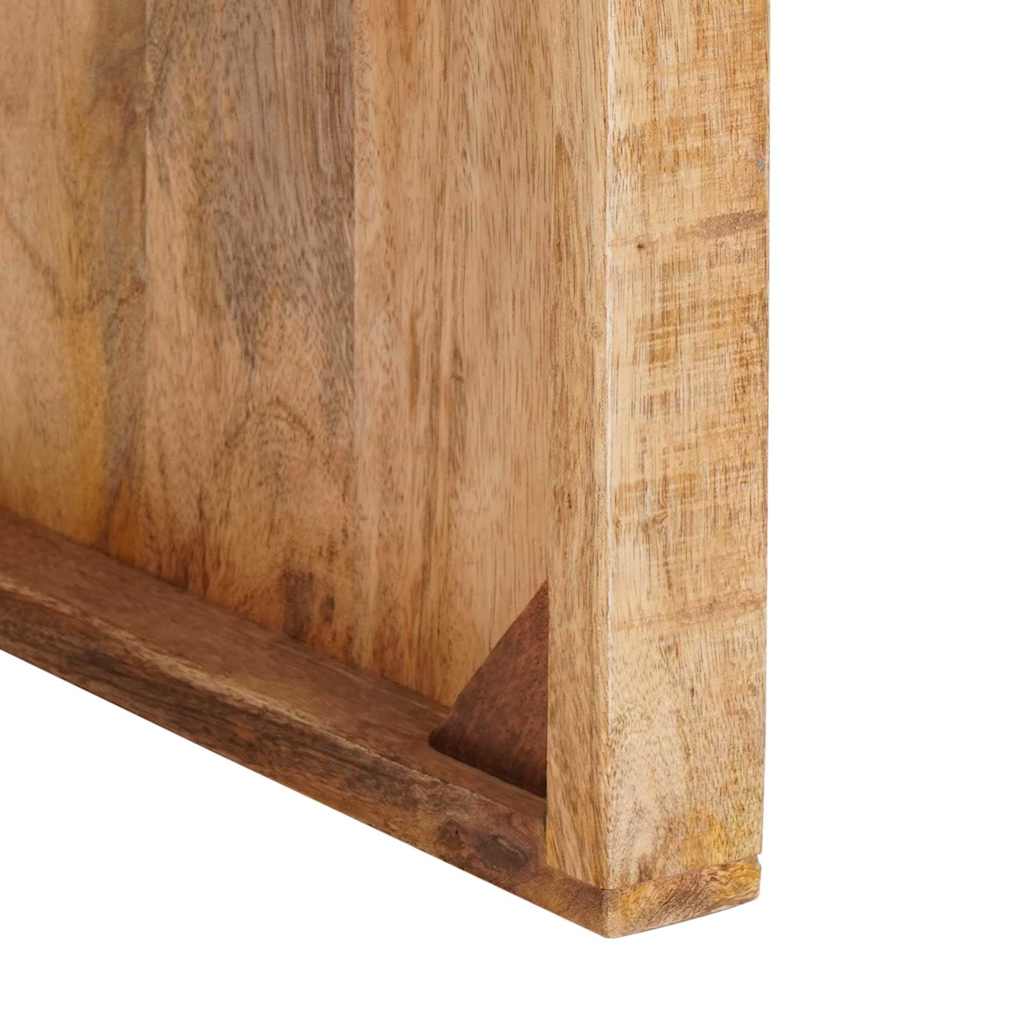 Fészekasztal 3 db barna 82 x 40 x 46 cm tömör mangófát