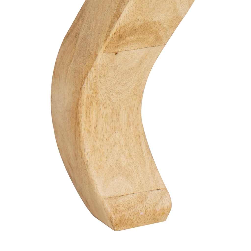 Dohányzóasztal barna 100 x 55 x 40 cm tömör mangófa