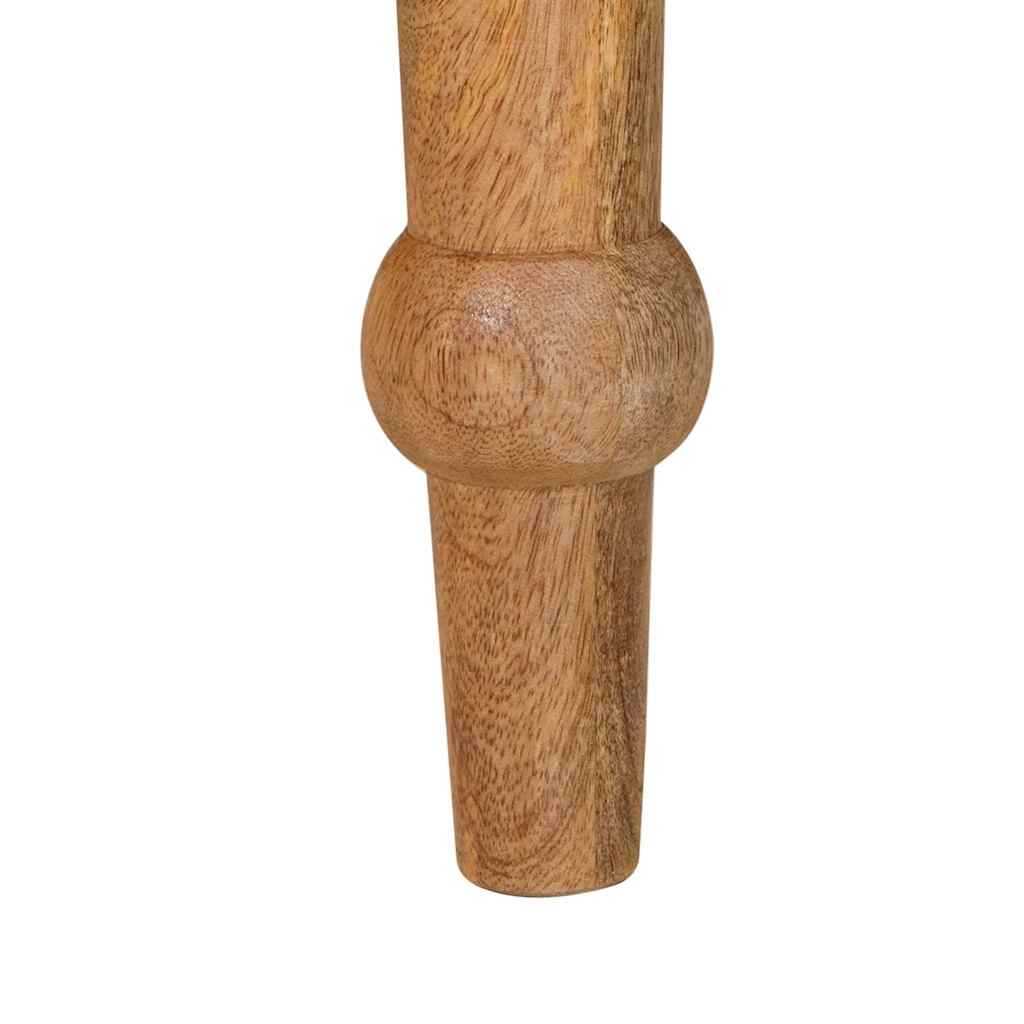 Dohányzóasztal barna 100 x 55 x 77 cm tömör mangófa