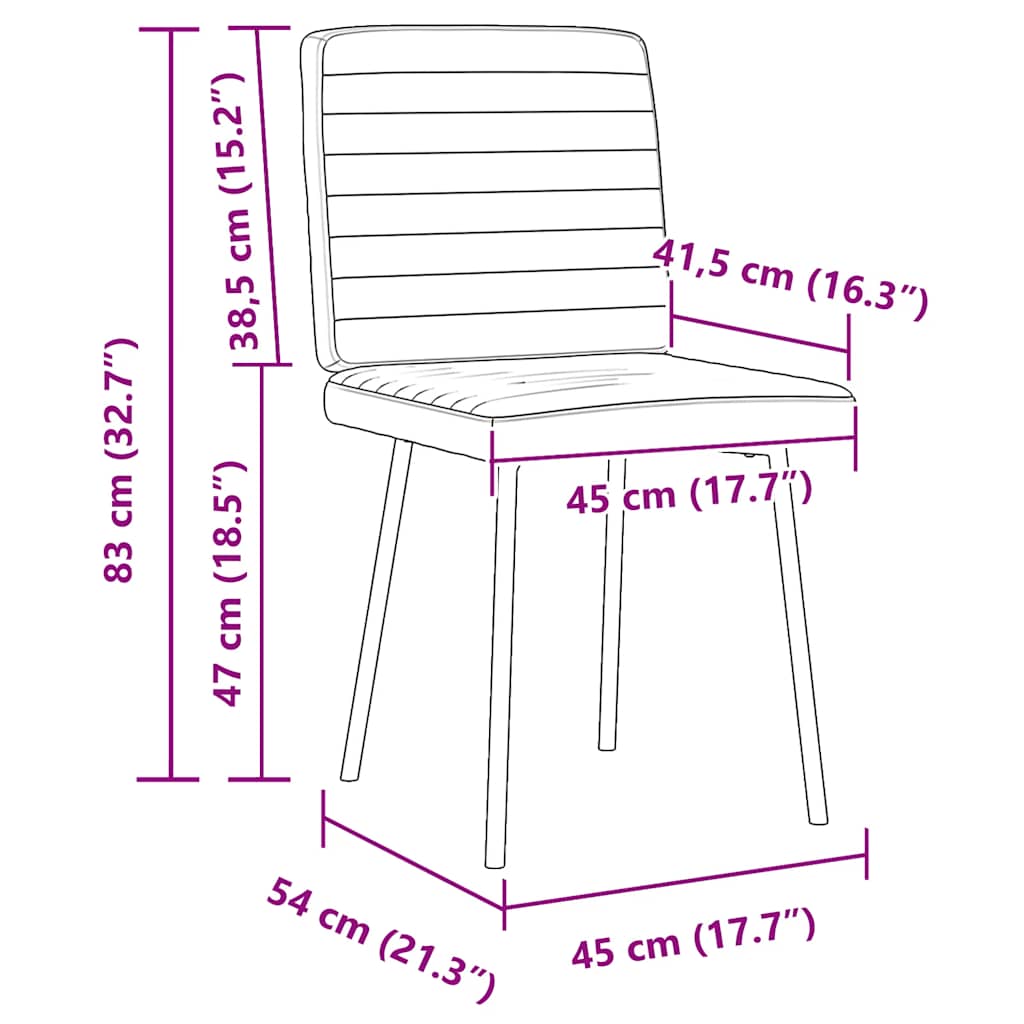 2 db fehér műbőr étkezőszék 2 db fehér műbőr étkezőszék