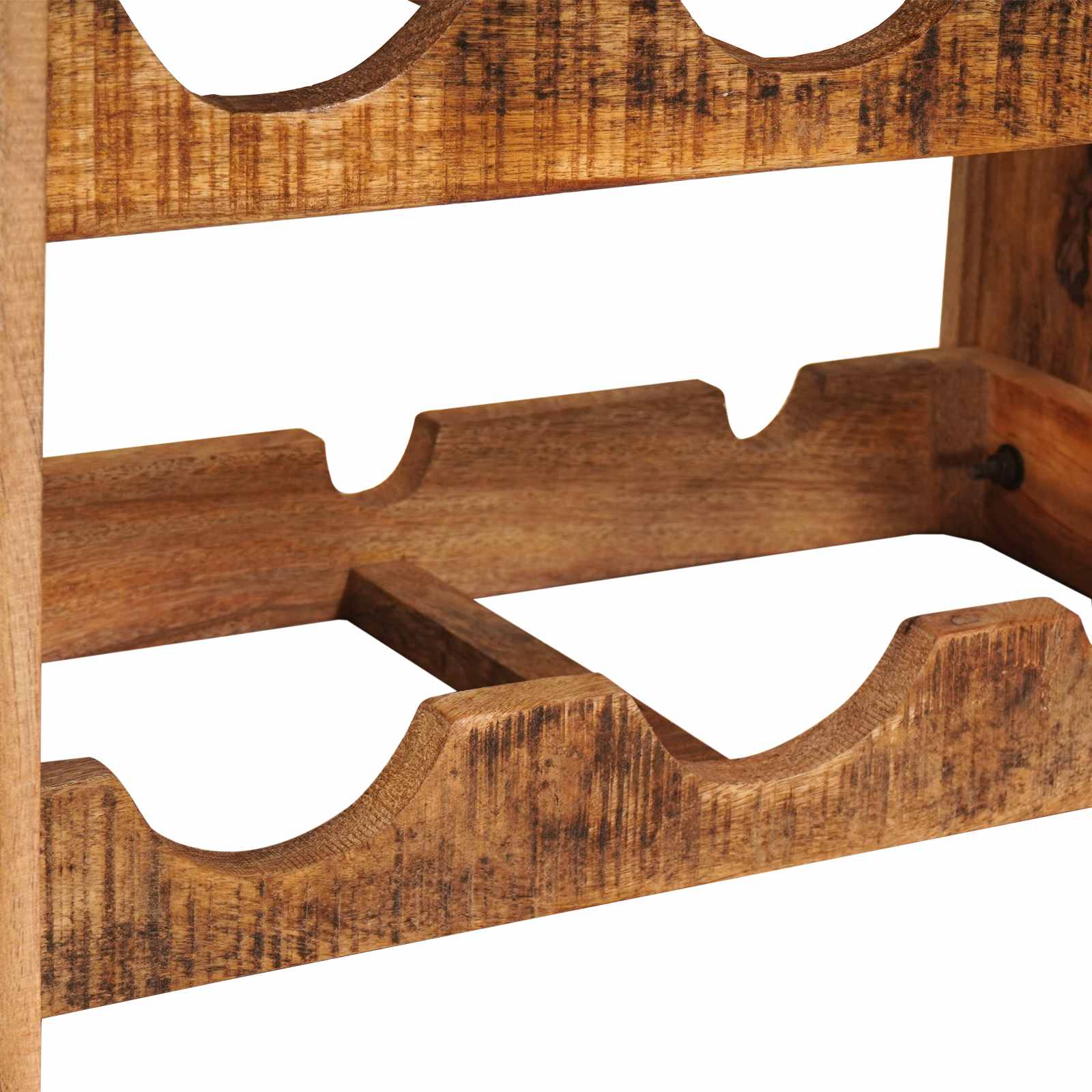 Borágas barna 100 x 45 x 33 cm tömör durva mangófában