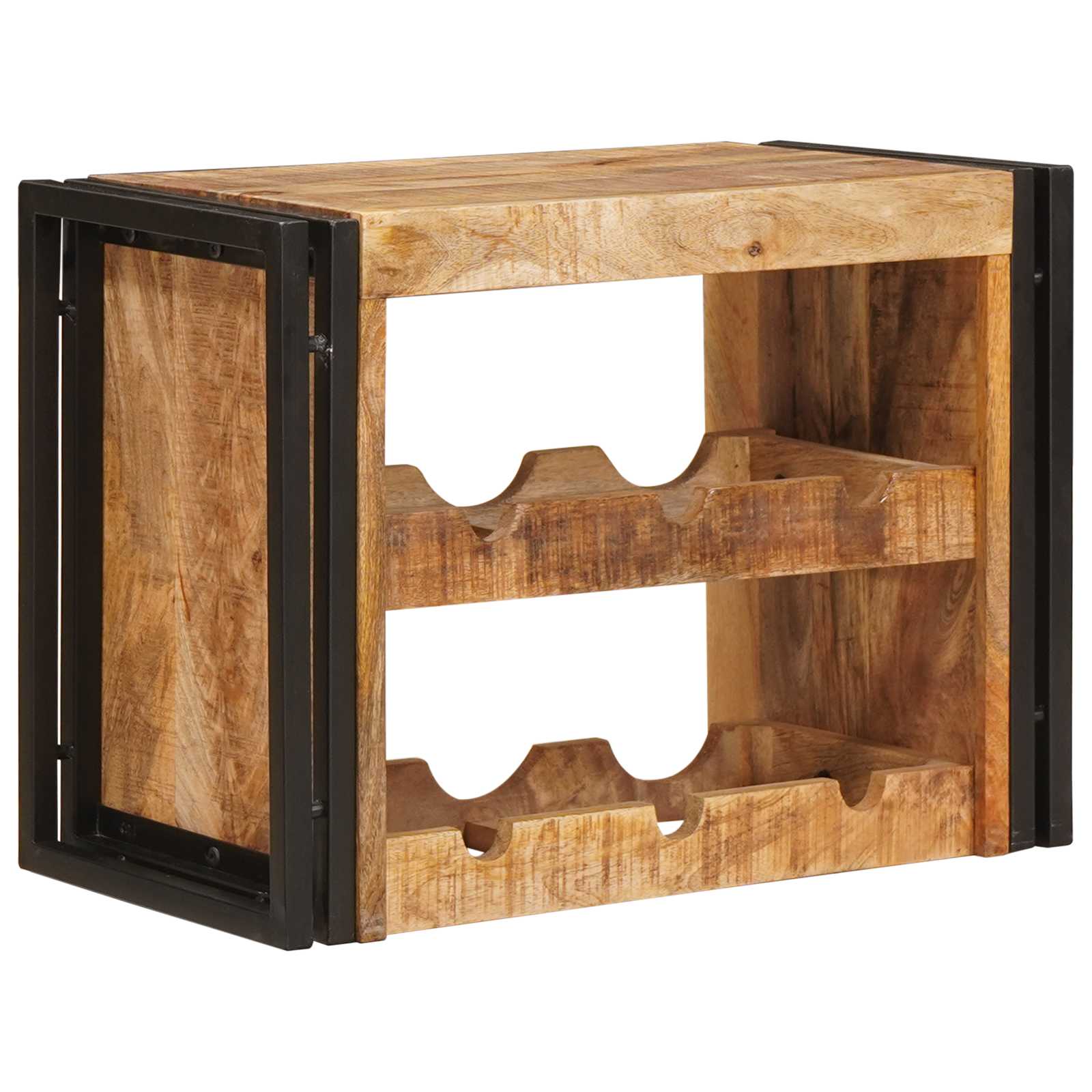 Borágas barna 100 x 45 x 33 cm tömör durva mangófában