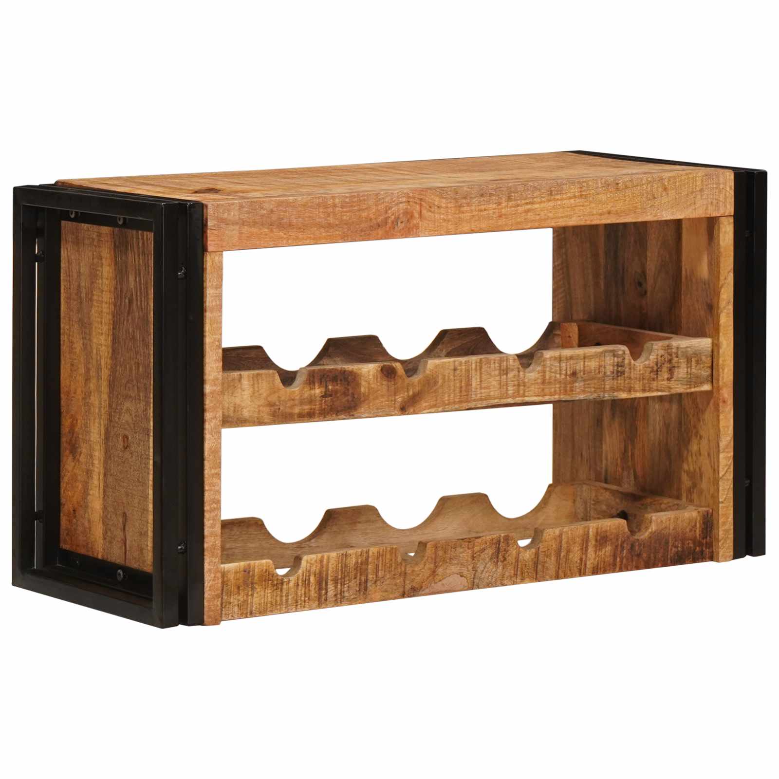 Borágas barna 80 x 45 x 33 cm tömör durva mangófában
