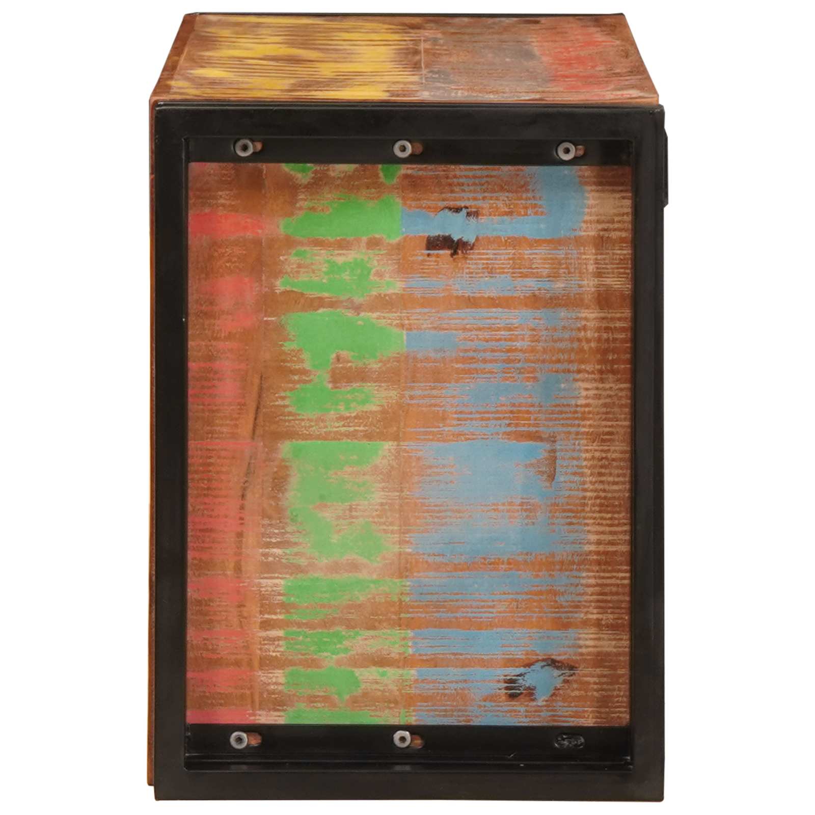 Borágas barna 100 x 45 x 33 cm szilárd újrahasznosított fa