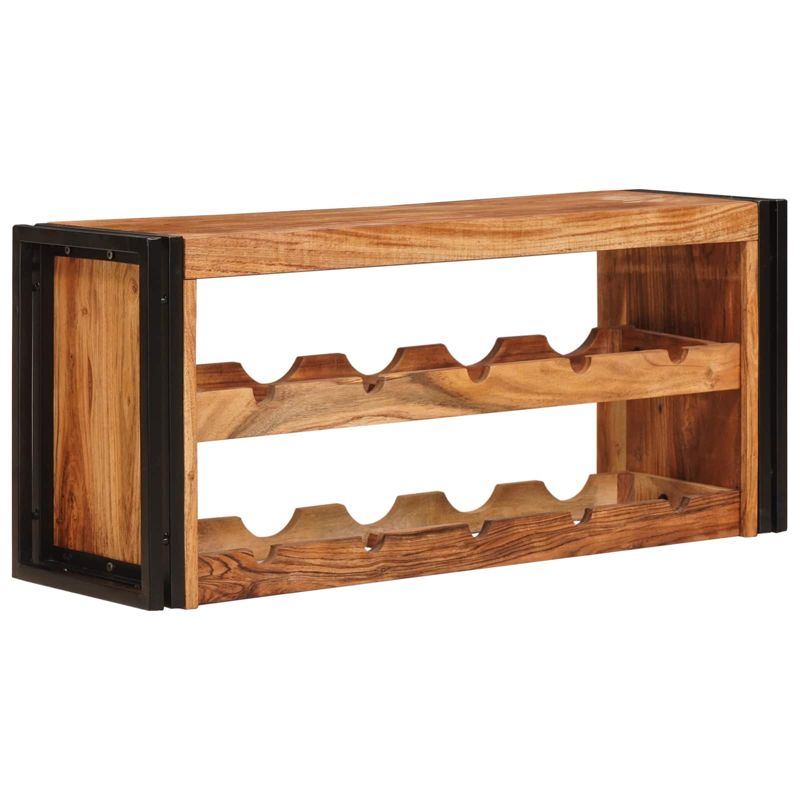 Borágas barna 100 x 45 x 33 cm tömör akácfa
