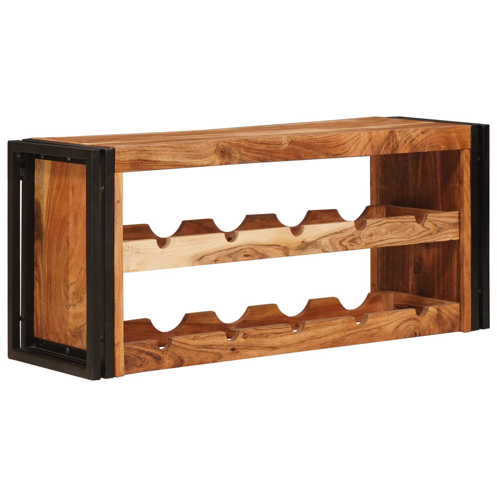 Borágas barna 100 x 45 x 33 cm tömör akácfa