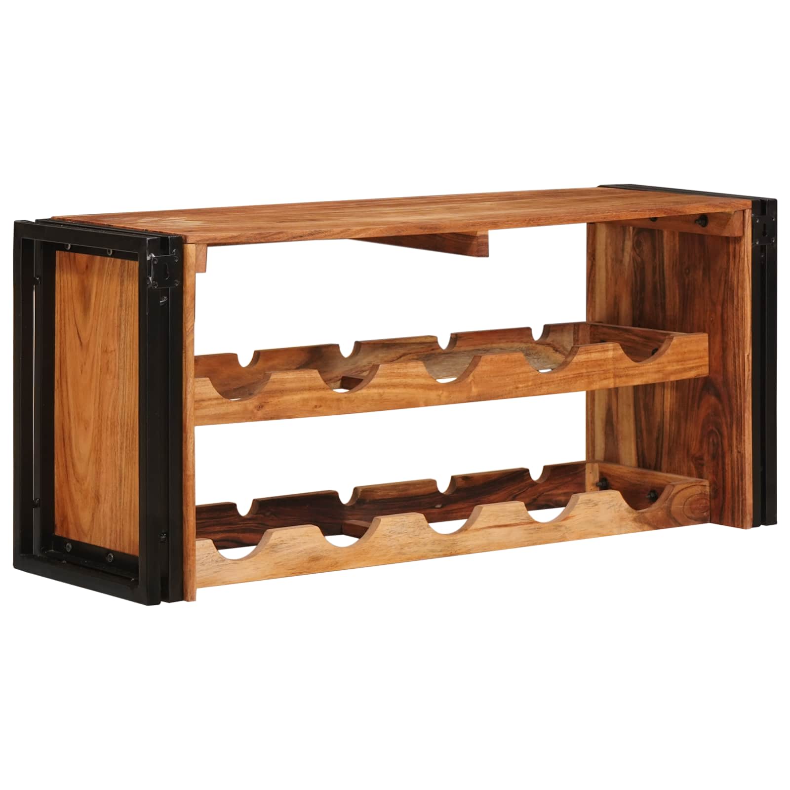 Borágas barna 100 x 45 x 33 cm tömör akácfa