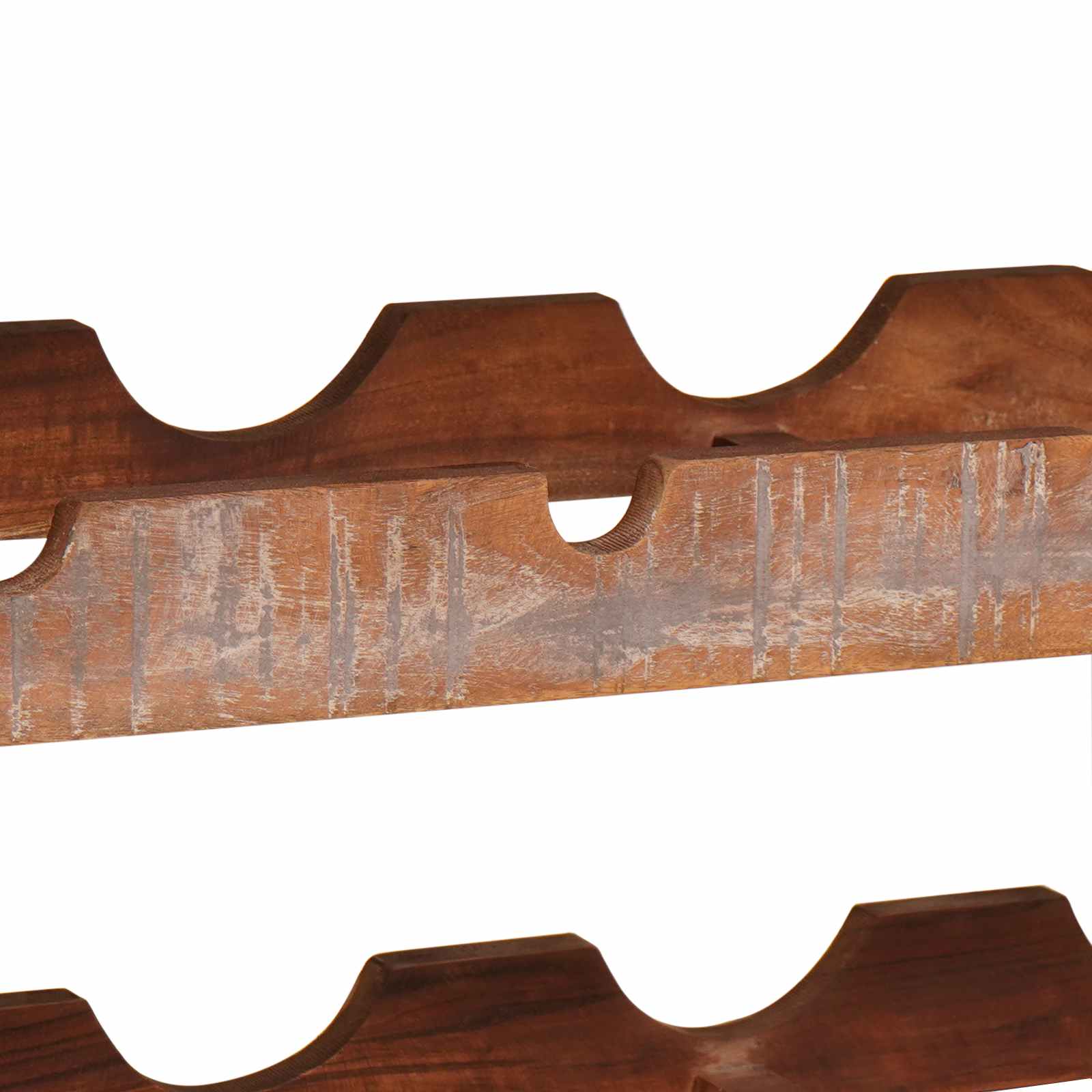 Borágas barna 100 x 45 x 33 cm szilárd újrahasznosított fa