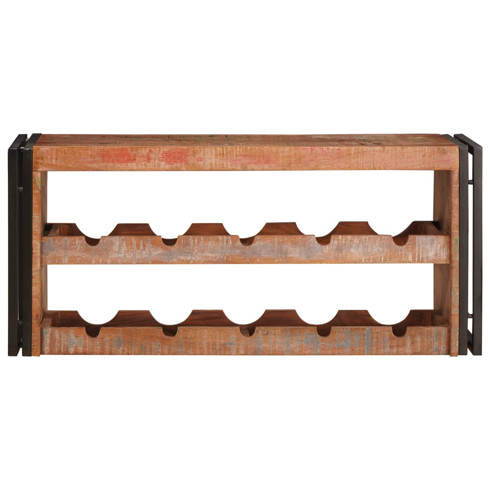 Borágas barna 100 x 45 x 33 cm szilárd újrahasznosított fa