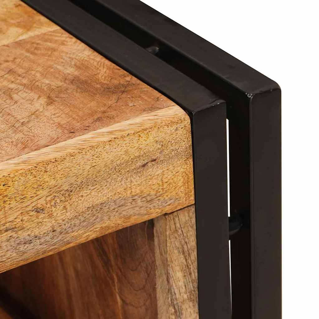 Borágas barna 100 x 45 x 33 cm tömör durva mangófában