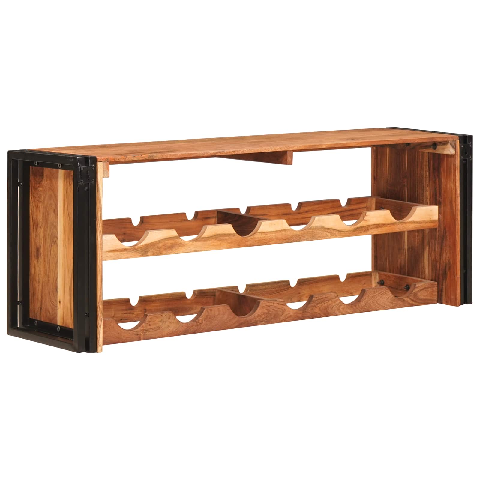 Borágas barna 120 x 45 x 33 cm tömör akácfa