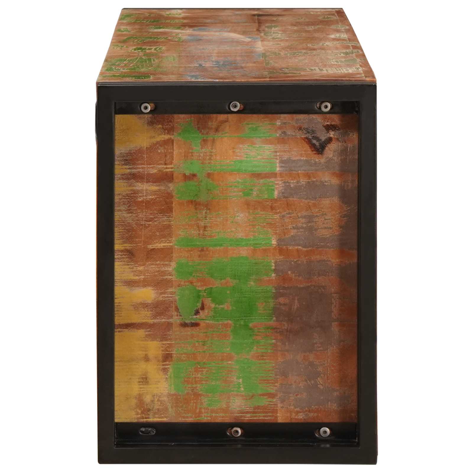 Borágas barna 120 x 45 x 33 cm szilárd újrahasznosított fa