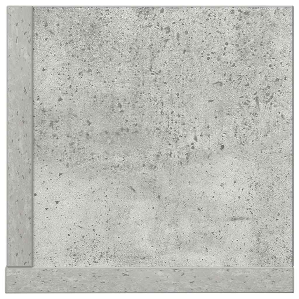 2 db betonszürke szerelt fa fali polc 75 x 16,5 x 16,5 cm 2 db betonszürke szerelt fa fali polc 75 x 16,5 x 16,5 cm