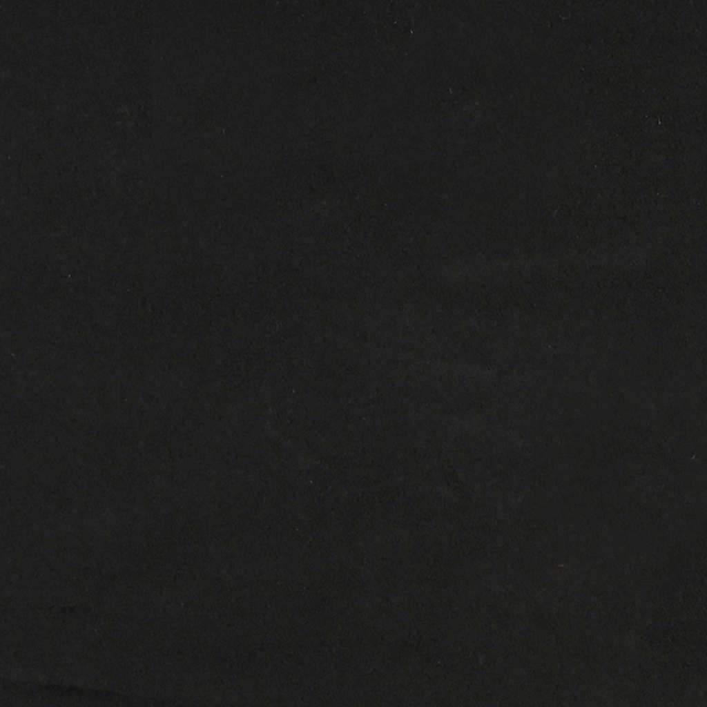 Fekete moduláris kanapé lábzsámoly modul 100x100x48 cm
