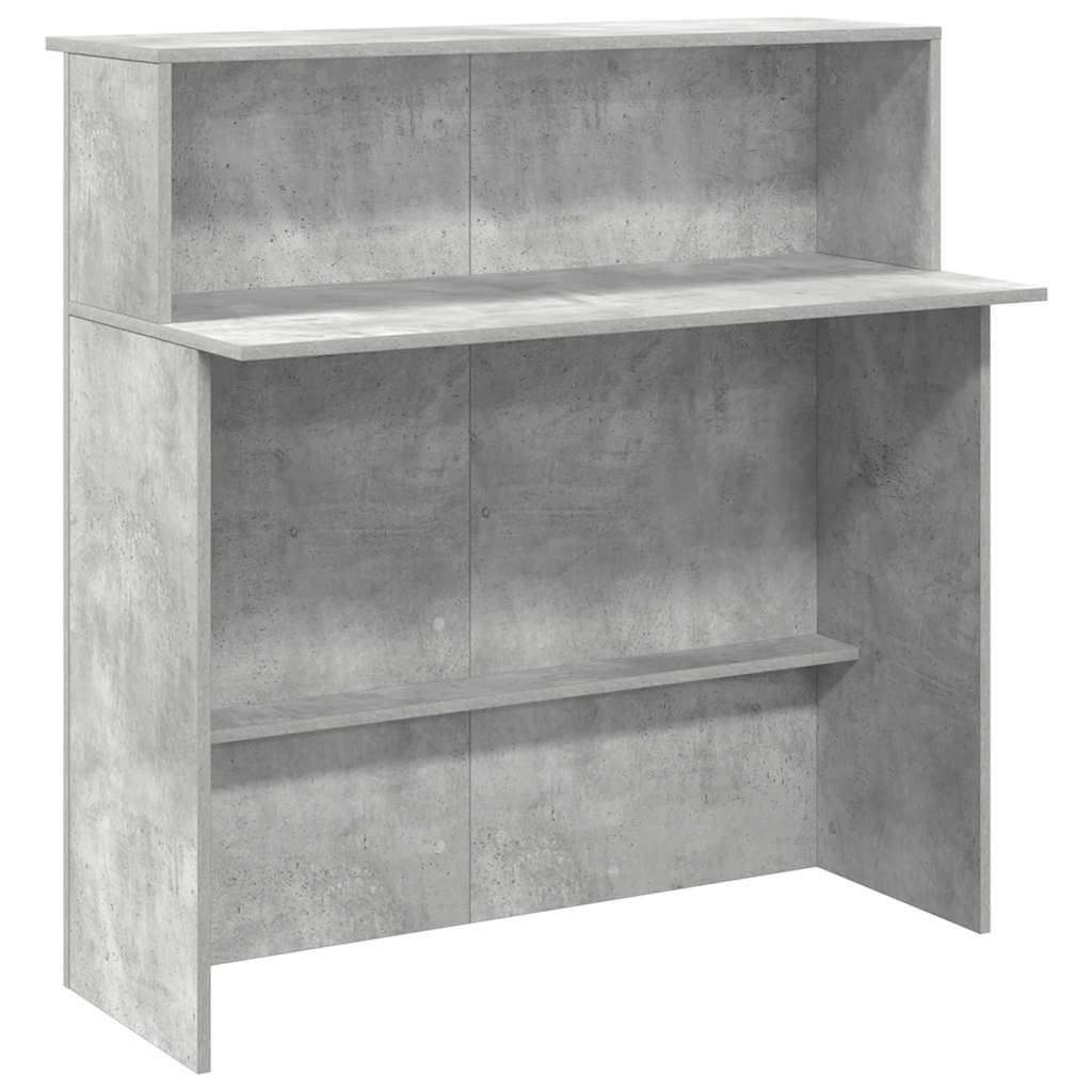 Recepciós pult betonszürke 100x50x103,5 cm szerelt fa Recepciós pult betonszürke 100x50x103,5 cm szerelt fa