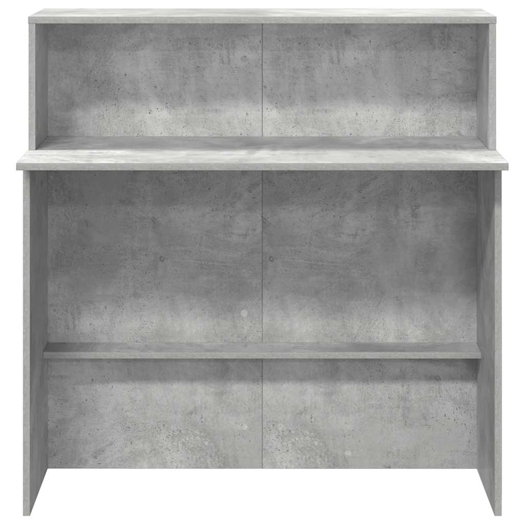 Recepciós pult betonszürke 100x50x103,5 cm szerelt fa Recepciós pult betonszürke 100x50x103,5 cm szerelt fa