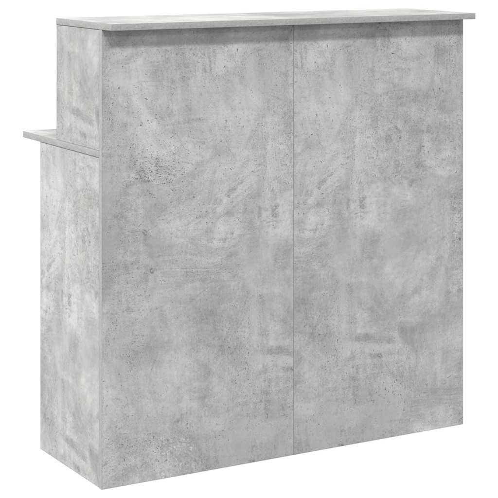 Recepciós pult betonszürke 100x50x103,5 cm szerelt fa Recepciós pult betonszürke 100x50x103,5 cm szerelt fa