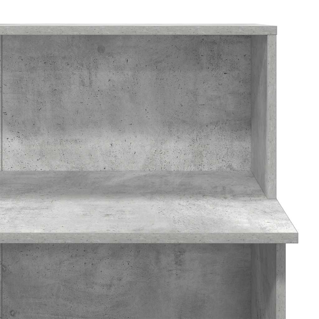 Recepciós pult betonszürke 100x50x103,5 cm szerelt fa Recepciós pult betonszürke 100x50x103,5 cm szerelt fa